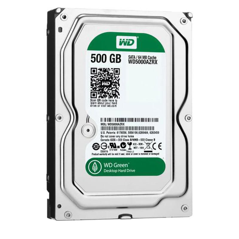c0064863297daa4bad70c1dc23fa00a5 هارد 500 گیگ وسترن دیجیتال مدل HDD WD Green 500GB WD5000AZRX (استوک.100درصد) - Image 1