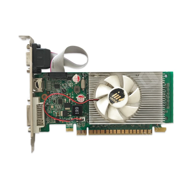 Inno3d-Geforce-G210-1GB-DDR3-64BIT-2-min کارت گرافیک 1 گیگ اینو تری دی مدل Inno3D Geforce GT 210 1GB DDR3 (استوک) - Image 1