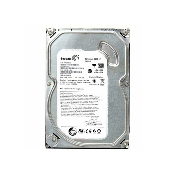 صثقفغثقفغ هارد 250 گیگ سیگیت مدل HDD Seagate 250GB (استوک.100درصد) - تصویر 1