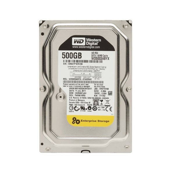 2026219-10-53-43-493 هارد 500 گیگ وسترن دیجیتال مدل HDD WD 500GB WD5003ABYX (استوک.100درصد) - Image 1