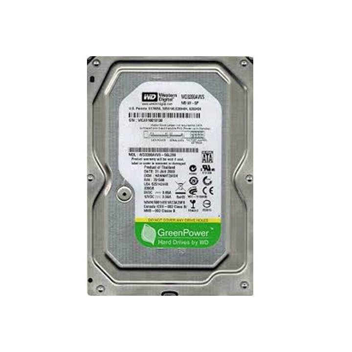 dtrhyd هارد 320 گیگ وسترن دیجیتال مدل HDD WD Green 320GB (استوک.100درصد) - Image 1