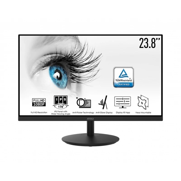 MSI Pro MP242 (1) مانیتور ام اس آی مدل MSI Pro MP242 سایز 24 اینچ (استوک گرید A) - Image 1