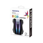 هارد 2 ترابایت اکسترنال ای دیتا مدل HDD ADATA HD770G RGB 2TB (استوک.100درصد) - Image 2