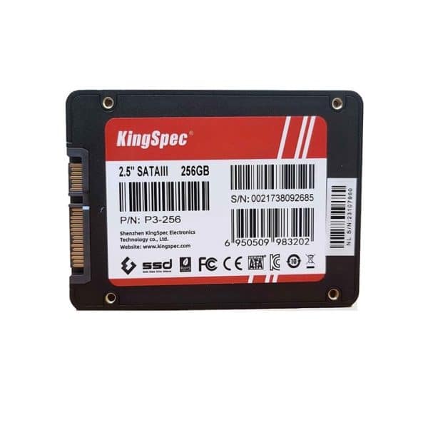 هارد اس اس دی 256 گیگ کینگ اسپک مدل SSD KingSpec P3-265 256GB (آکبند) - تصویر 2